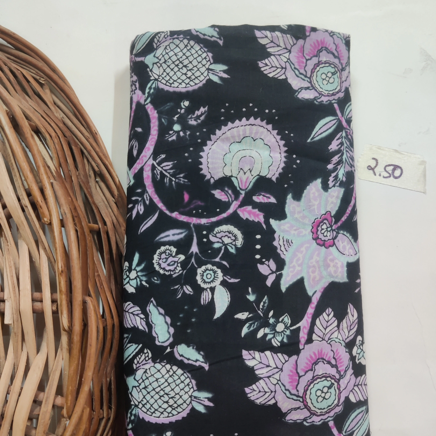 Pre cut-2.50meter, jaipuri cotton fabric.