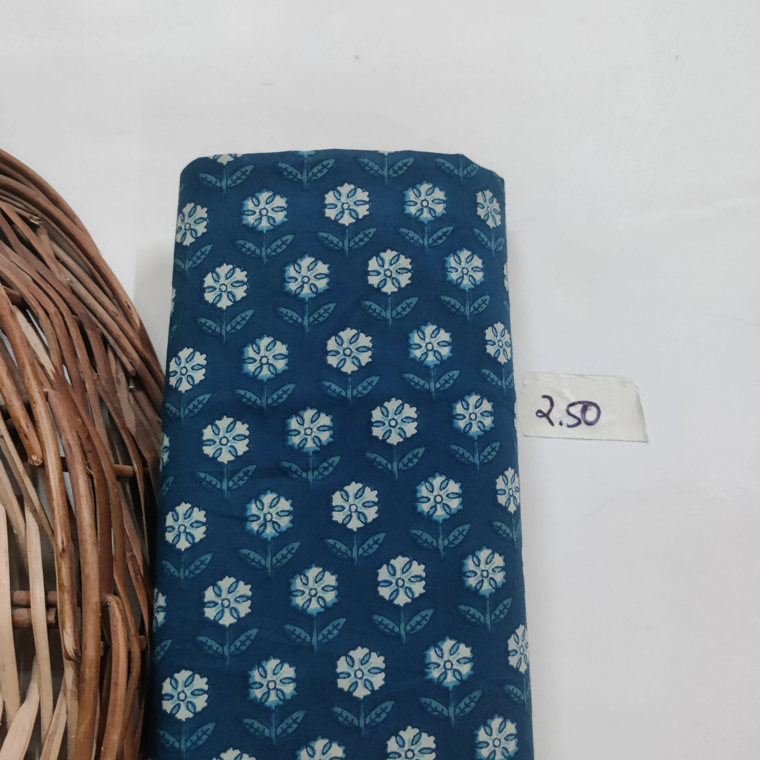 Pre cut-2.50meter, jaipuri cotton fabric.