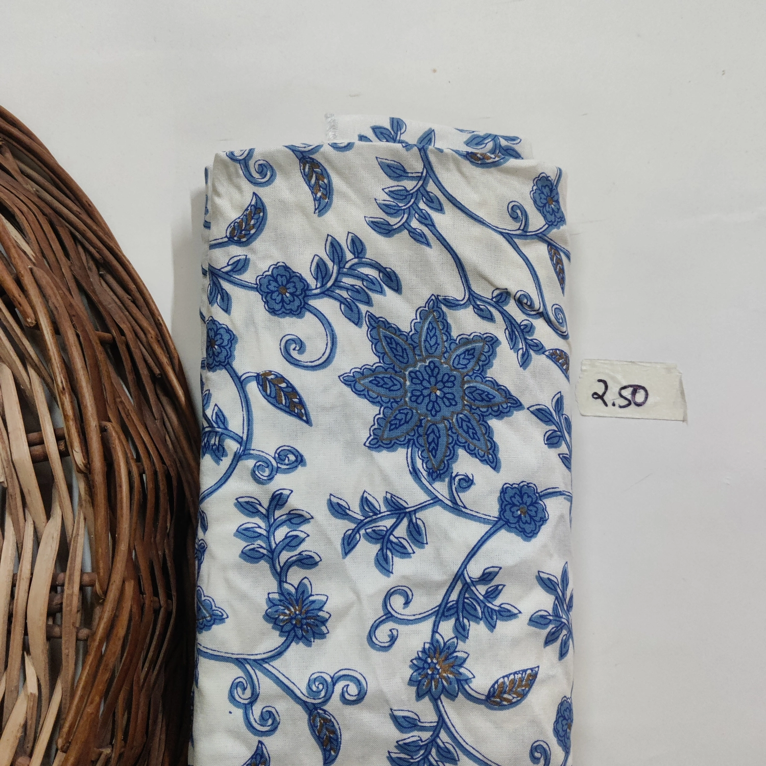 Pre cut-2.50meter, jaipuri rayon fabric.