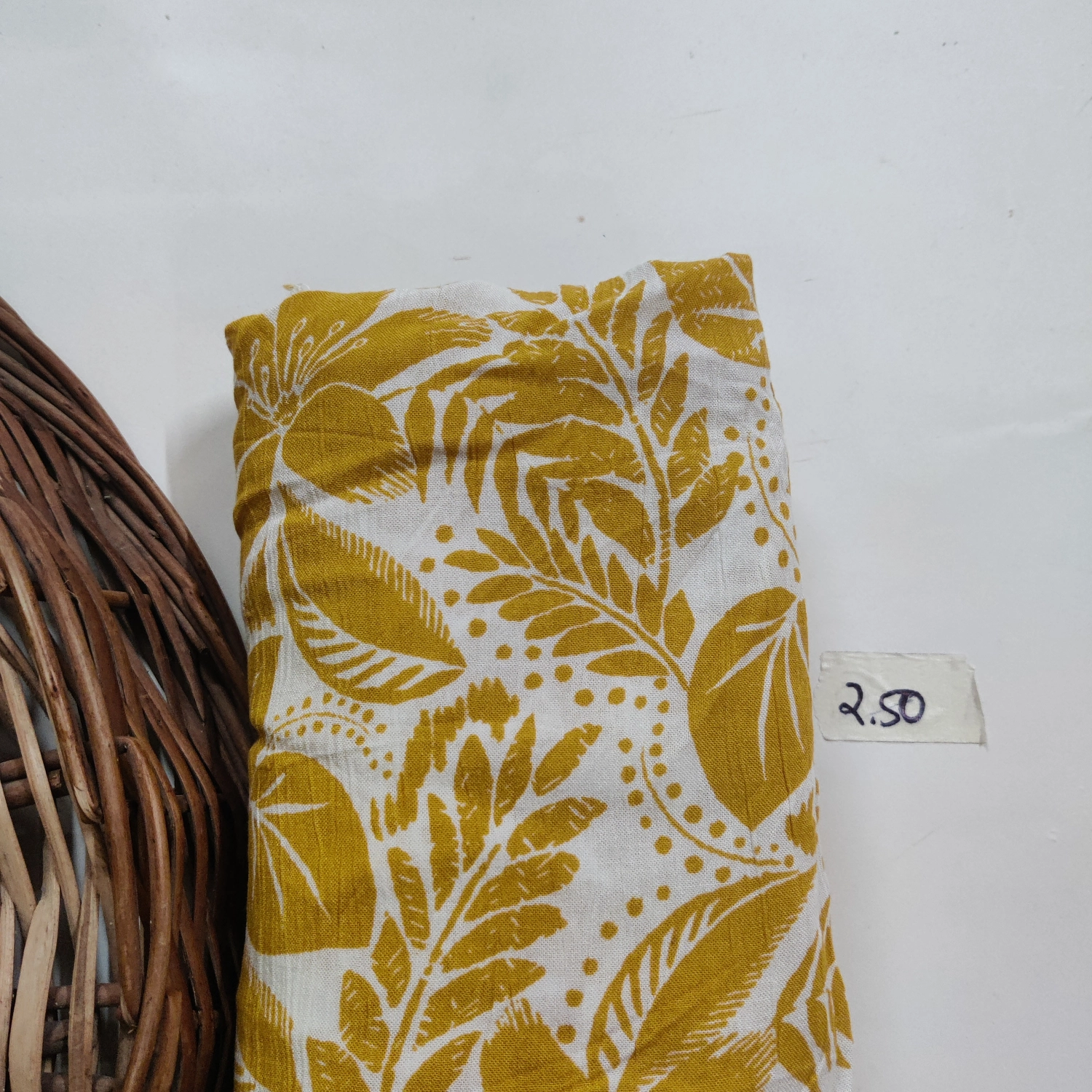 Pre cut-2.50meter, jaipuri rayon crepe fabric.